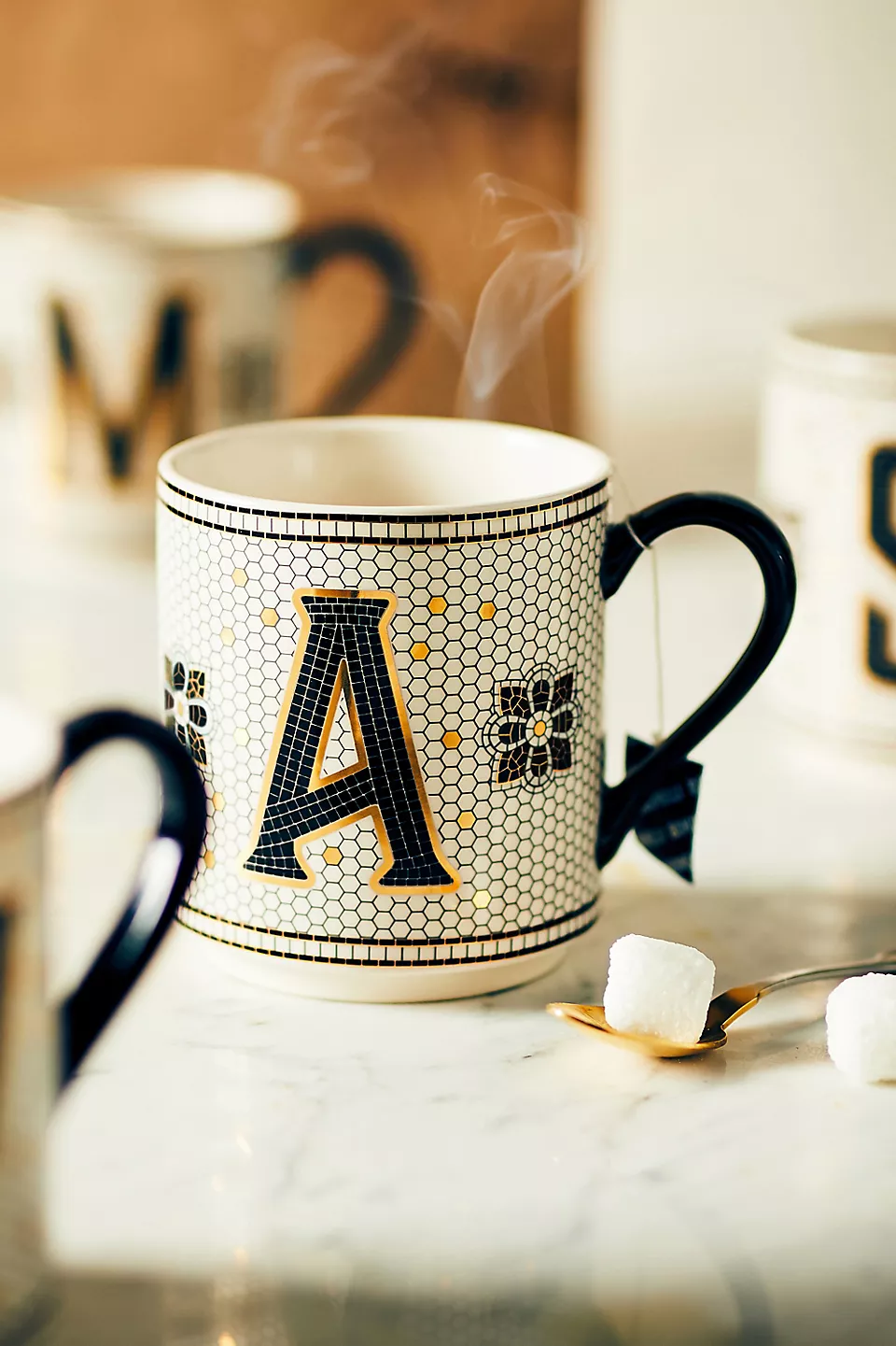 monogram mug for wedding gift