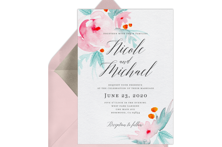 The 25 Best Online Wedding Invitations You Can Email to Guests