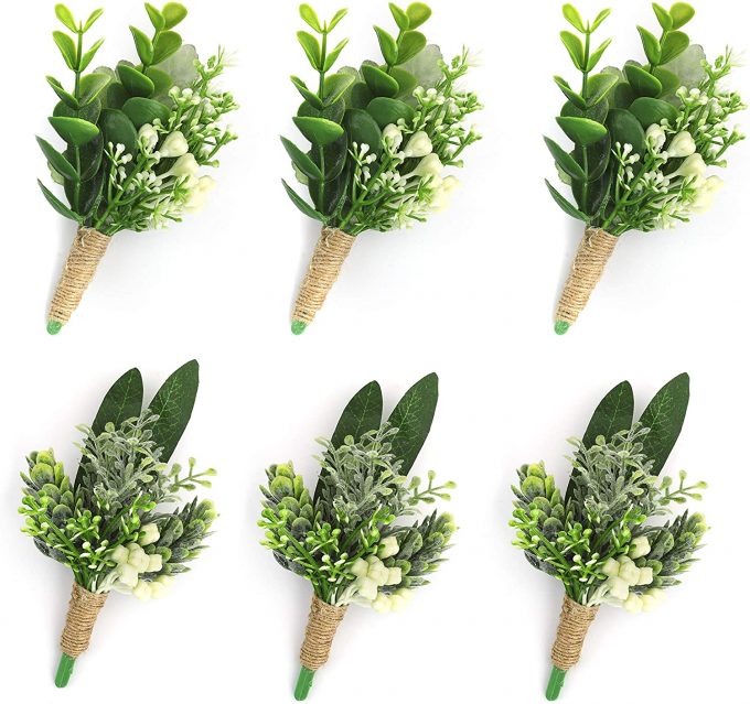 boutonnieres with succulents