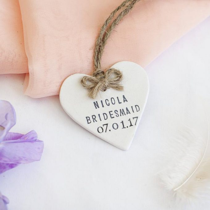 bridesmaid gift tags