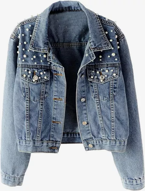 DIY bridal jean jacket with personalized lettering