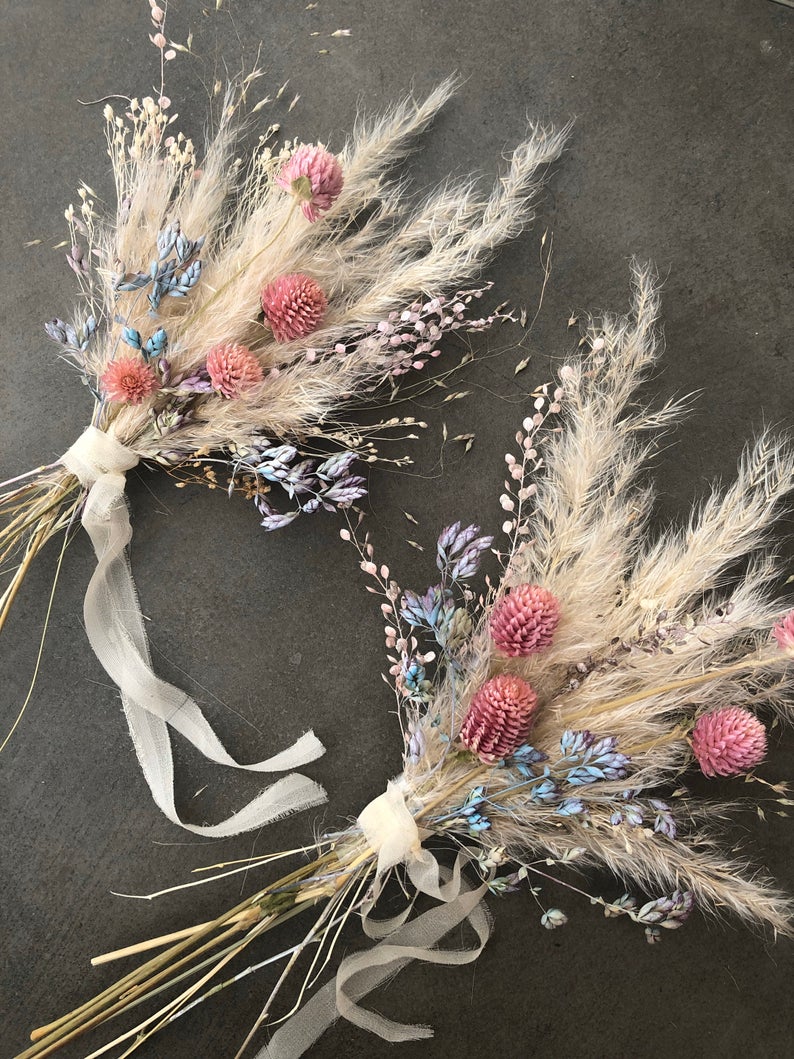 Dried Flower Bouquets for Weddings: 19 Most Amazing Arrangements