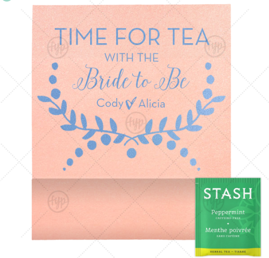 tea favors for weddings