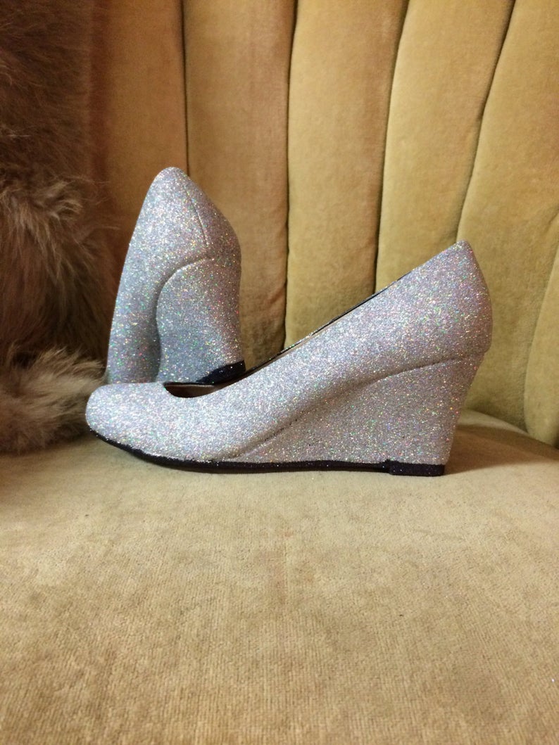 wearing wedges to a wedding