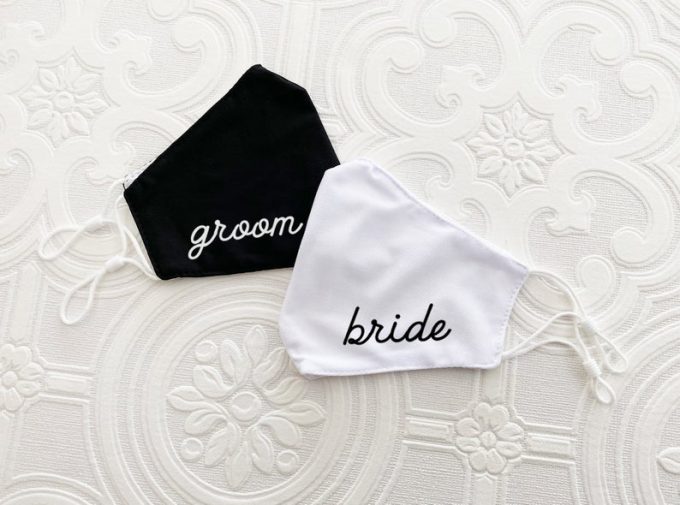 best bride and groom face masks