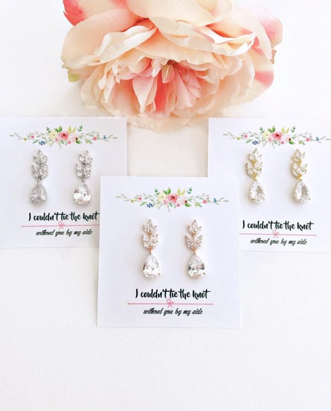 knot without you earrings