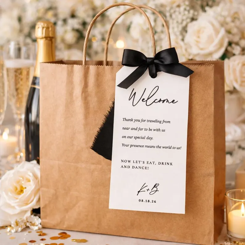 welcome bag tags