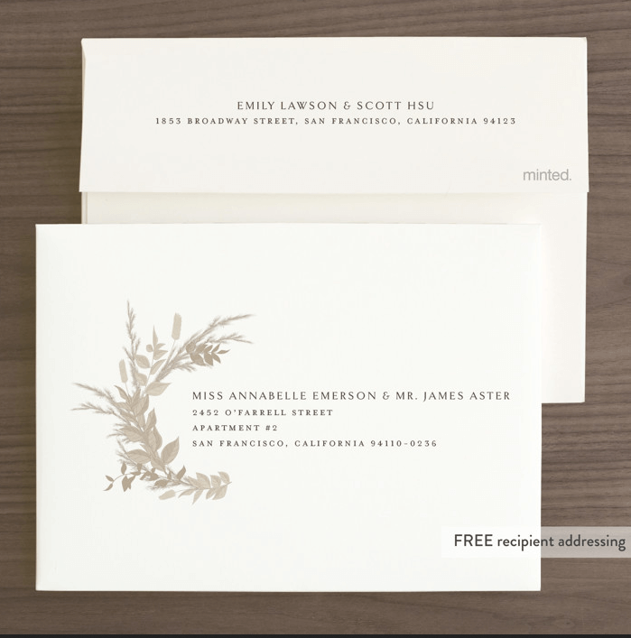 Should Wedding Invitations Be Hand Addressed? | Emmaline Bride