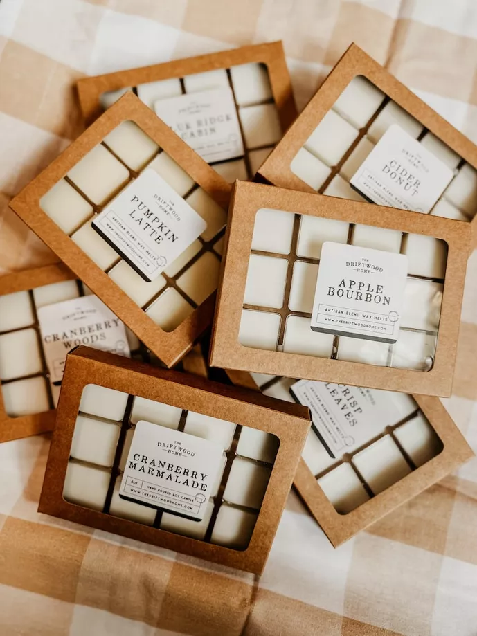 Artisan soy wax melts 12-piece gift for candle lovers