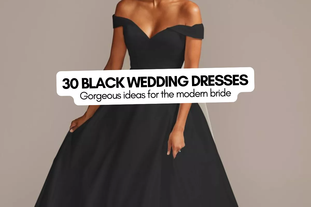 30 black wedding dresses for the modern bride