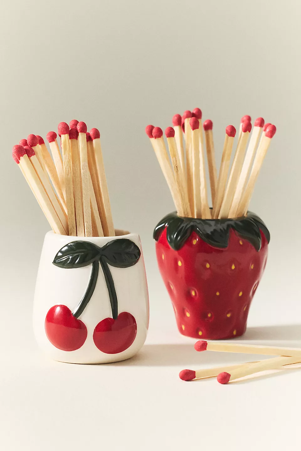 Ceramic striker match holder gift for candle lovers