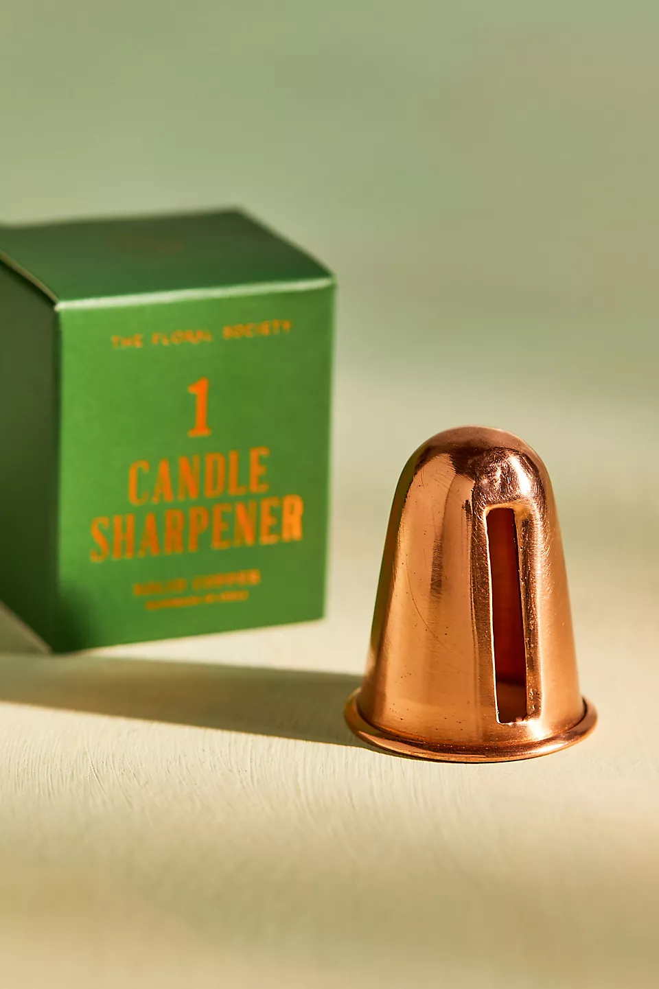 Copper candle sharpener gift for candle lovers