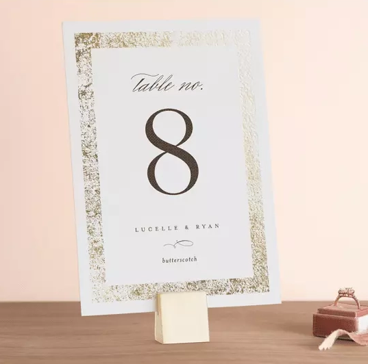 where to buy wedding table numbers