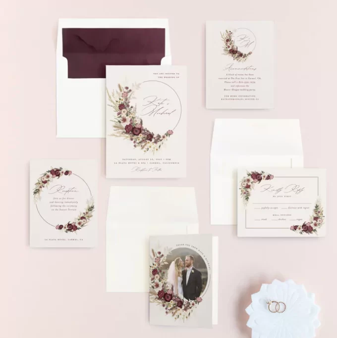 do wedding invitations have to match your colors