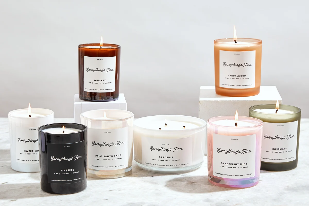Luxury candle subscription box gift for candle lovers