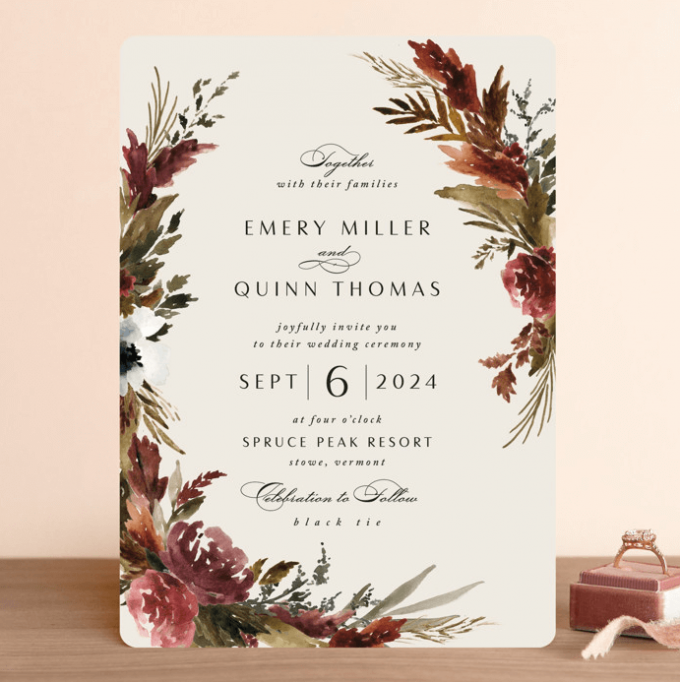 what to not include on wedding invitations