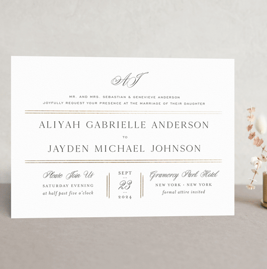 what to not include on wedding invitations