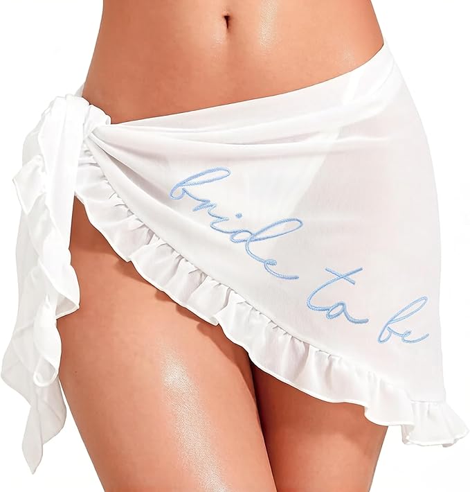 bride to be beach swim cover up