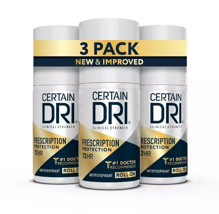 Certain Dri clinical antiperspirant for wedding day