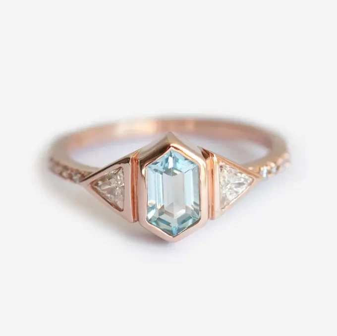 best colorful engagement ring options