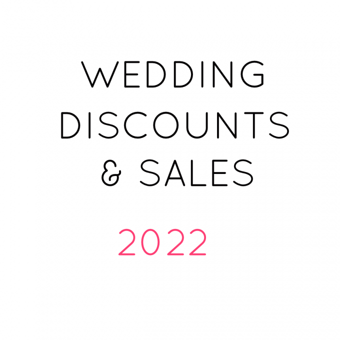 best wedding sales 2022