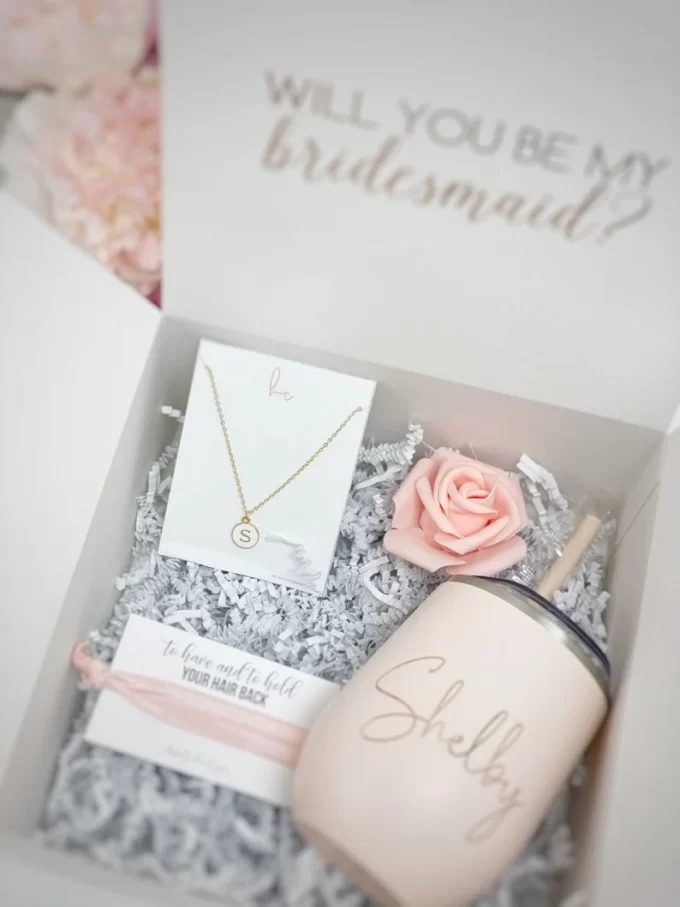 bridesmaid ask box