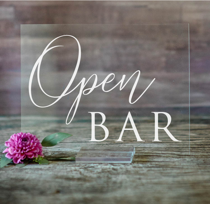 Open Bar at Wedding PROS + CONS Emmaline Bride