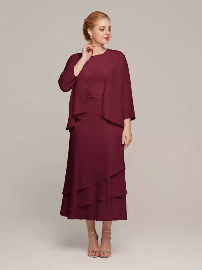 mother of the bride dress with jacket