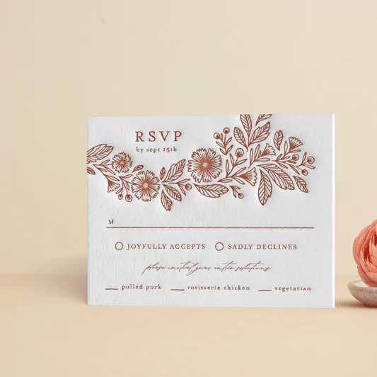 when should guests rsvp to a wedding