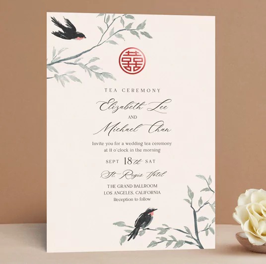 tea ceremony invitations