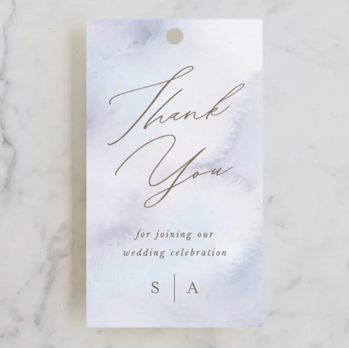 personalized wedding favor tags