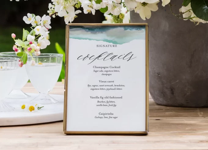 where to get wedding signs printed