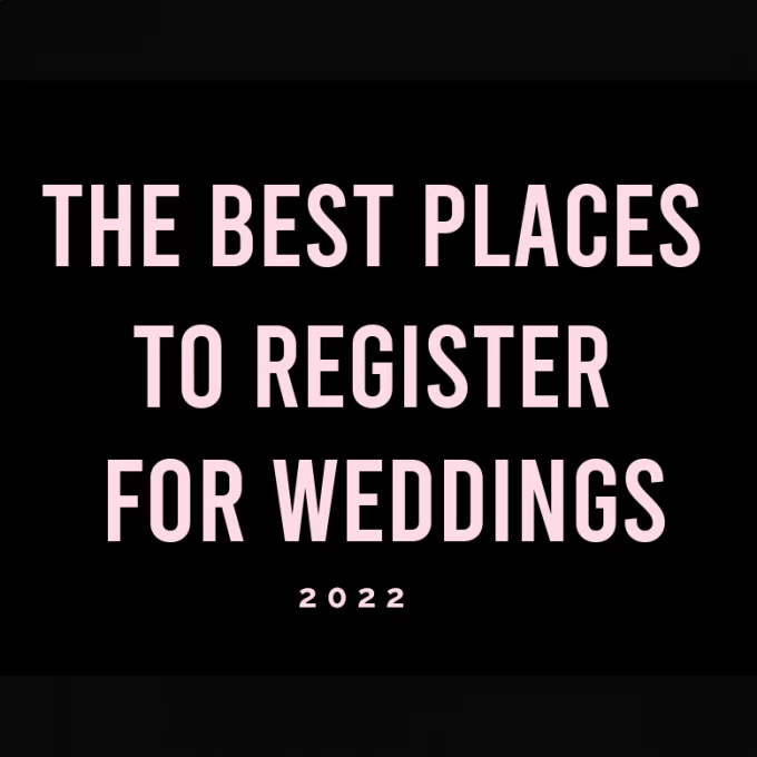 best places to register for wedding 2022