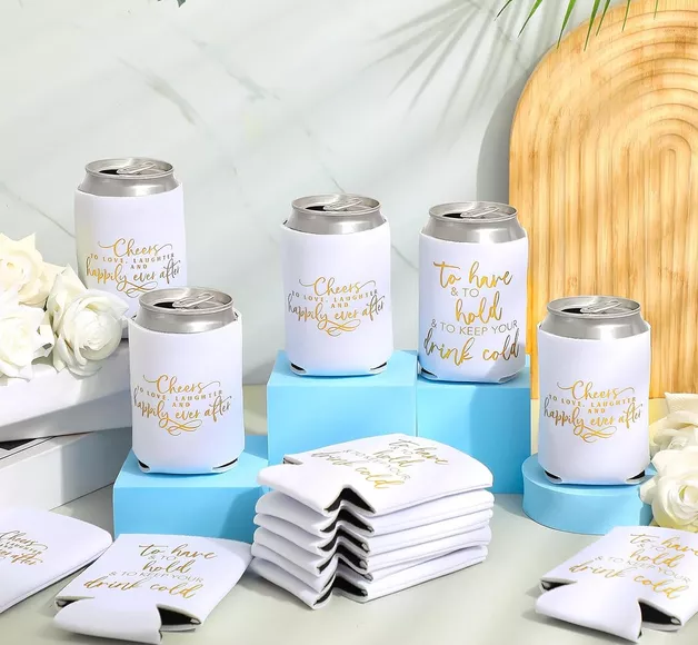 can cooler last minute wedding favor idea