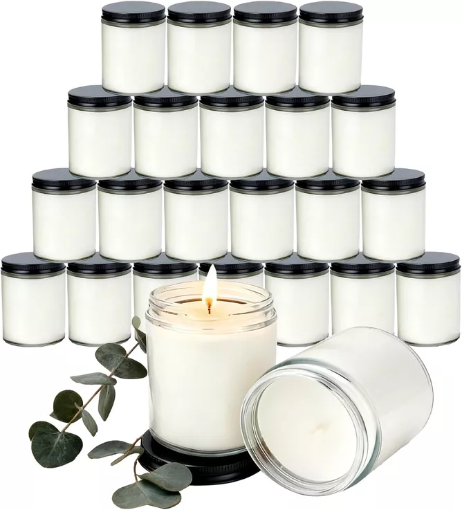 mini candle wedding favors