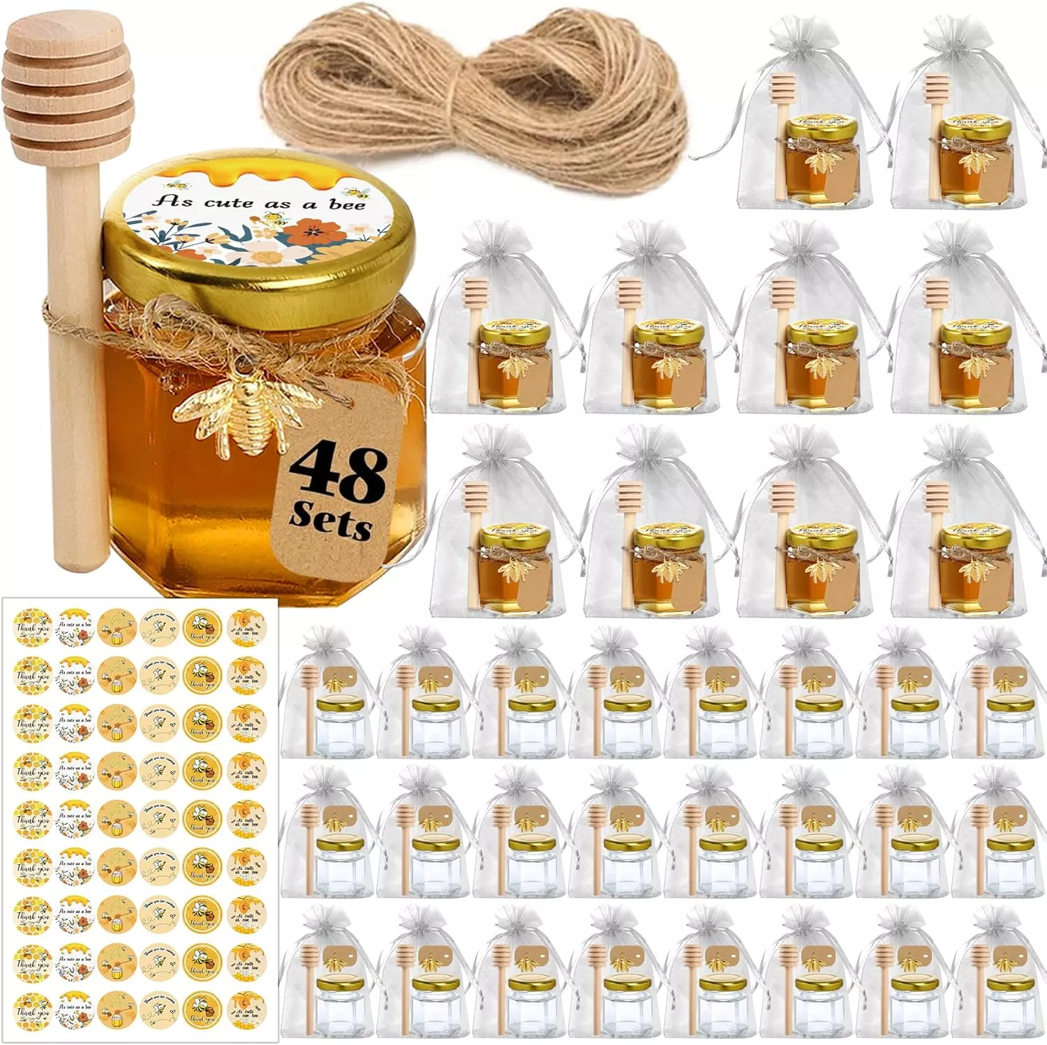 honey jars you can make for last minute wedding favors