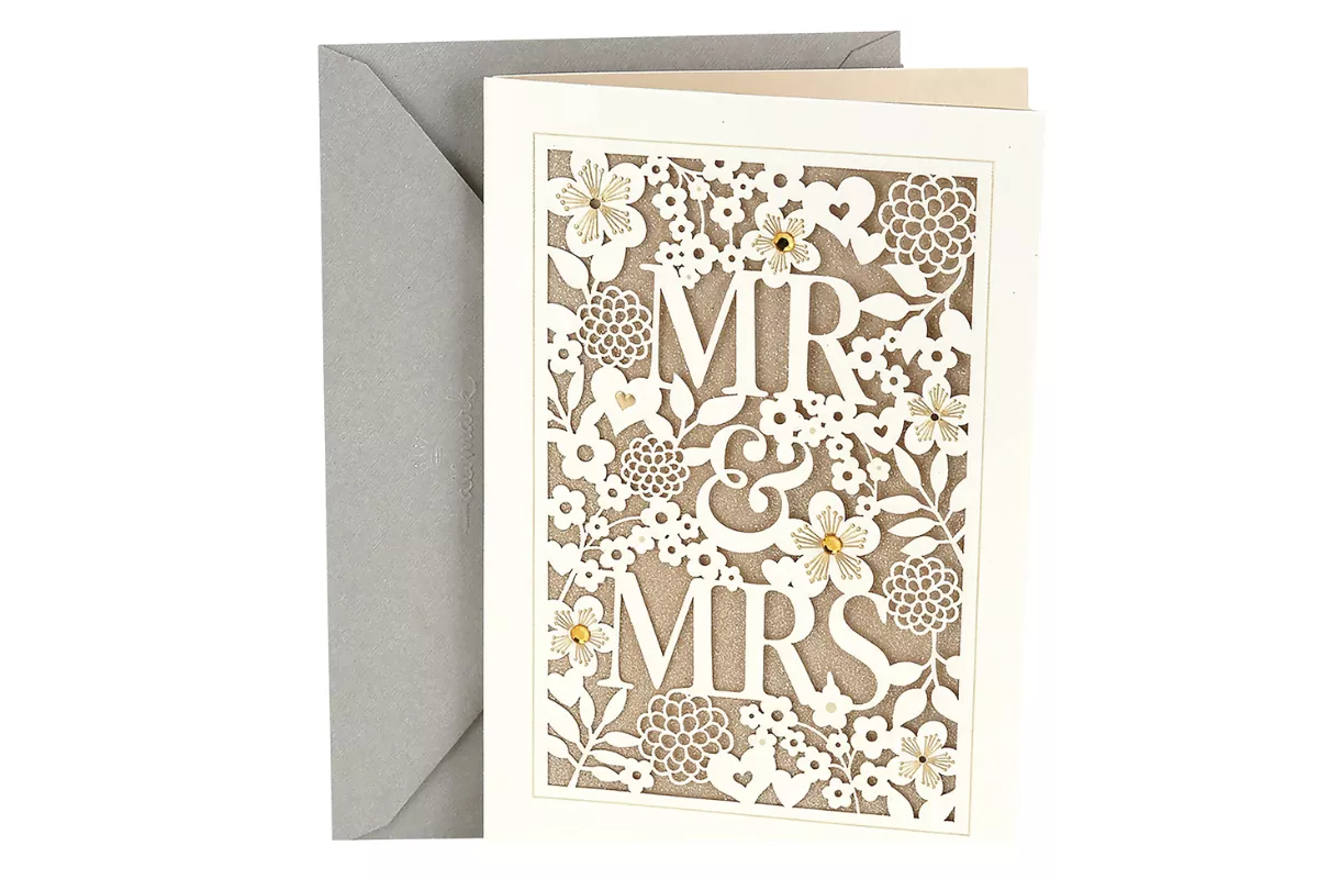 card for wedding gift at the last minute