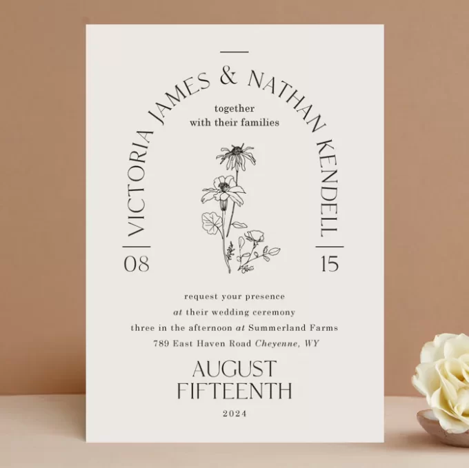 best modern wedding invitations