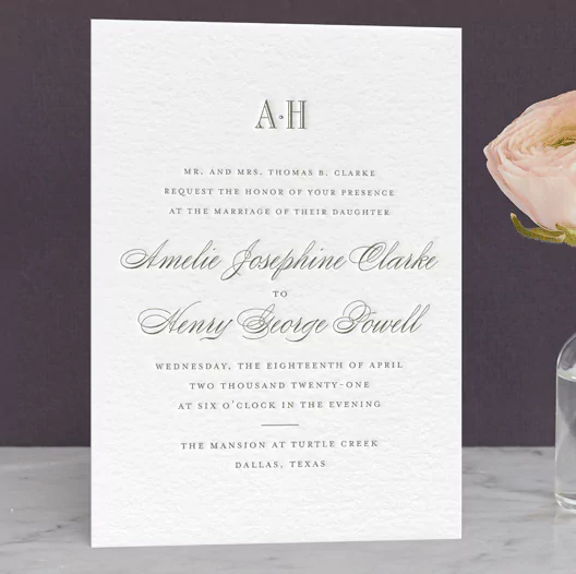 casual wedding invitation wording examples