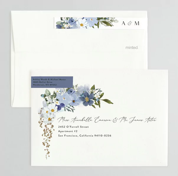 how to address wedding invitations to a family