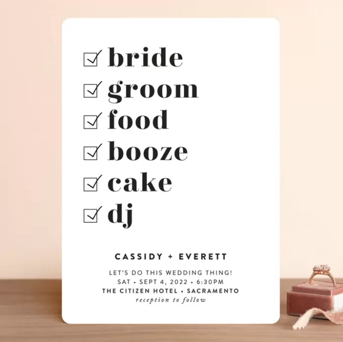 casual wedding invitation wording examples
