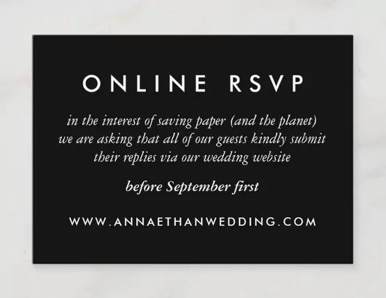 do you need to send rsvp cards with wedding invitations