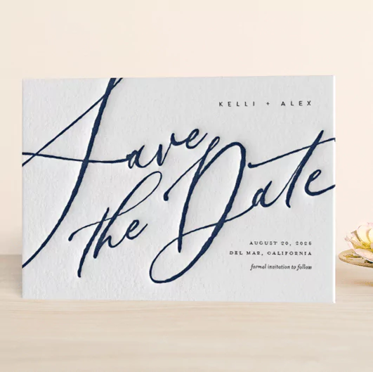 qr code save the date cards