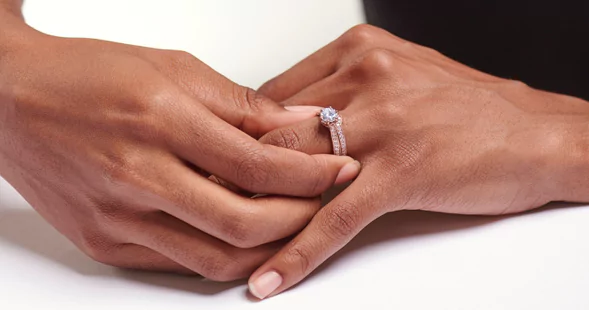 how to wear your engagement ring and wedding band together
