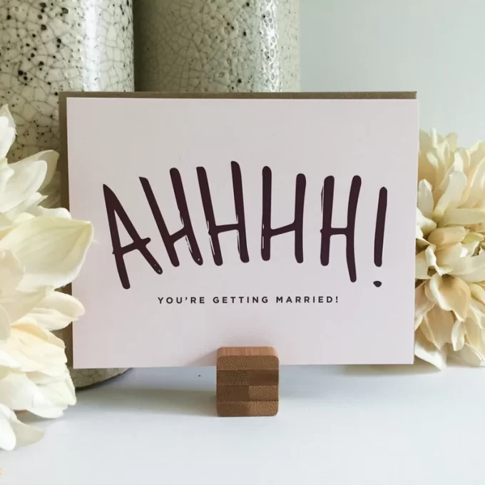 relatable engagement card