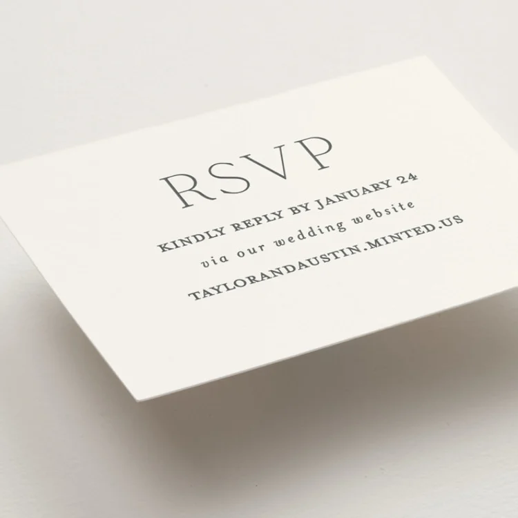 letterpress vs digital wedding invitation enclosure card