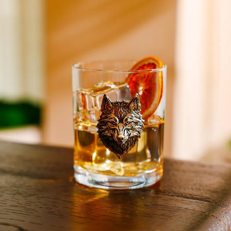 handcrafted old-fashioned glass groomsmen gift