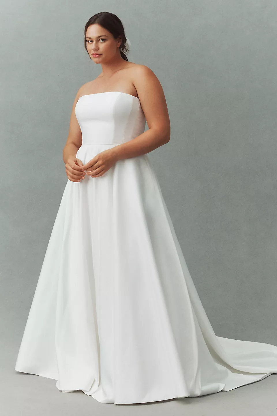elegant a-line wedding dress