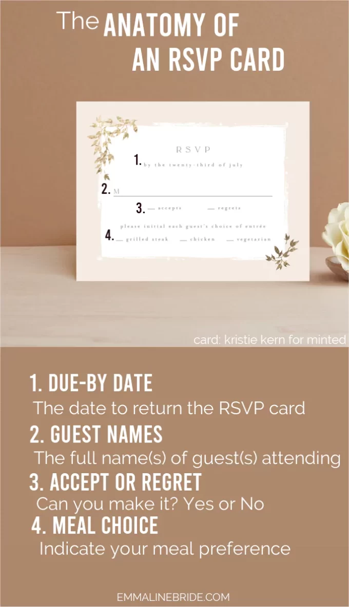 filling out a wedding rsvp card