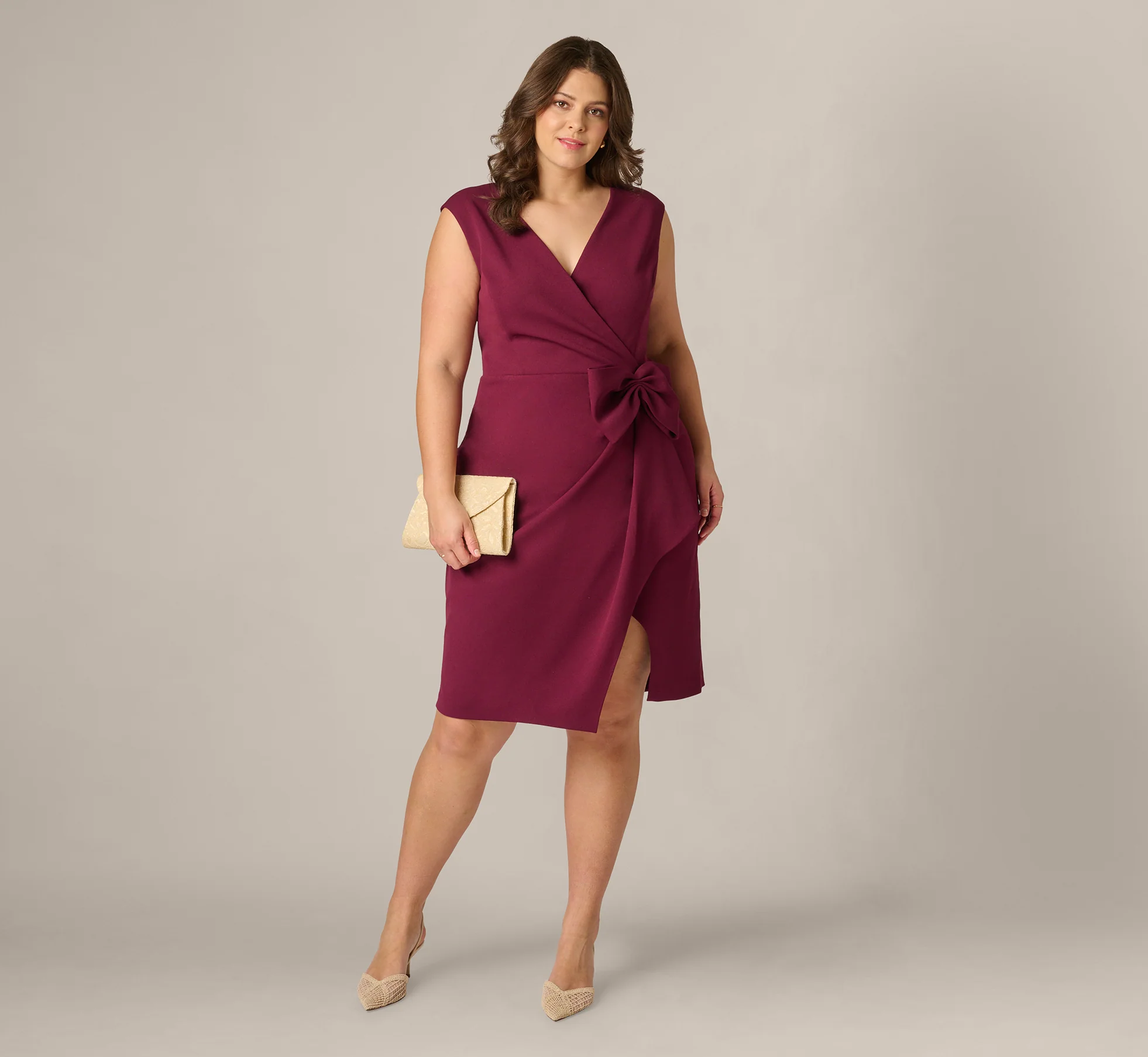 wrap dress that hides belly